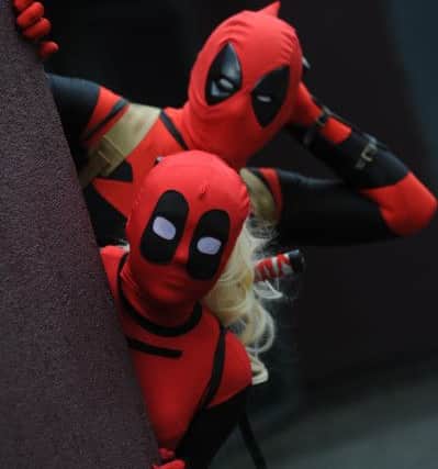 Empire Cinema's first Minicon to coincide with the launch of Deadpool - Eden Smith as Lady Deadpool, and Dan Golden as Deadpool.