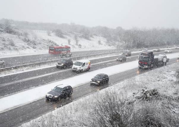 Drivers are being urged to be careful today, with snow and ice warnings in place across the region.