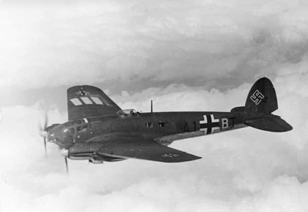 A Heinkel bomber.