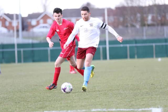 South Shields captain Leepaul Scroggins. Image by Peter Talbot.