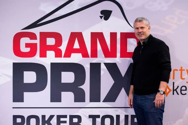 Former Newcastle player Rob Lee at the Grand Prix Poker Tour.