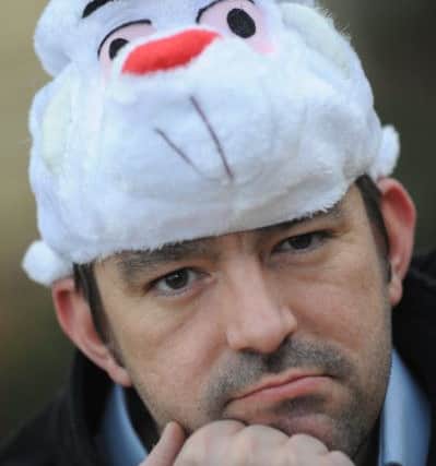 Carl Burton is unhappy that his son's school have told them the Easter Bunny does not exist.