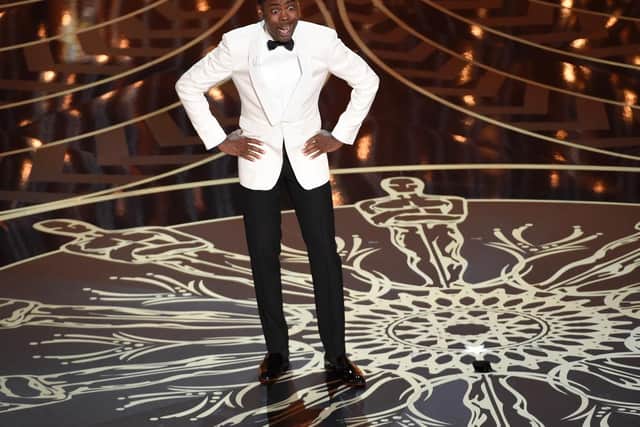 Host Chris Rock introduces the Oscars at the Dolby Theatre in Los Angeles. Photo: PA