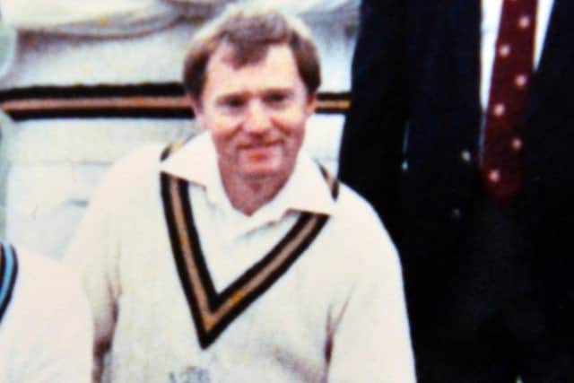 Bill was also an accomplished cricketer.