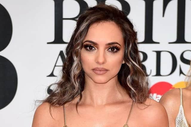 Little Mix's Jade Thirlwall arriving at the Brit Awards.