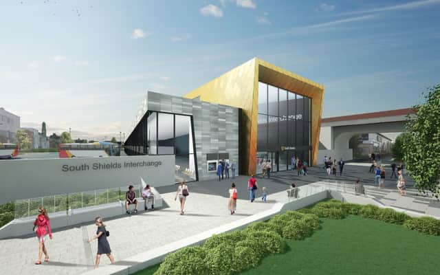A new transport interchange is a key part of the South Shields 365 development.