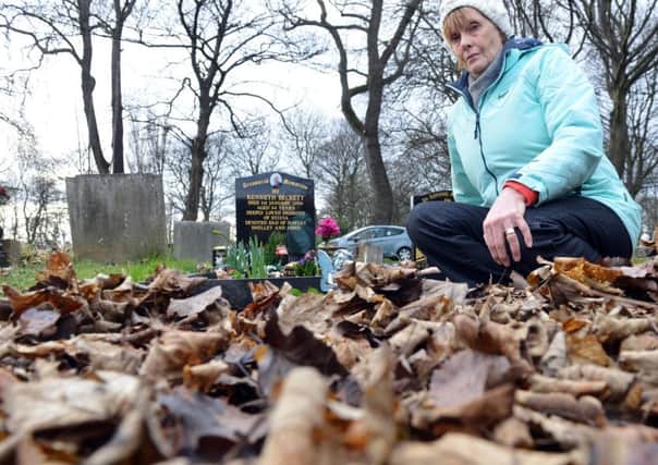 Sylvia Beckett feels South Tyneside Council has been neglecting the cemetery.