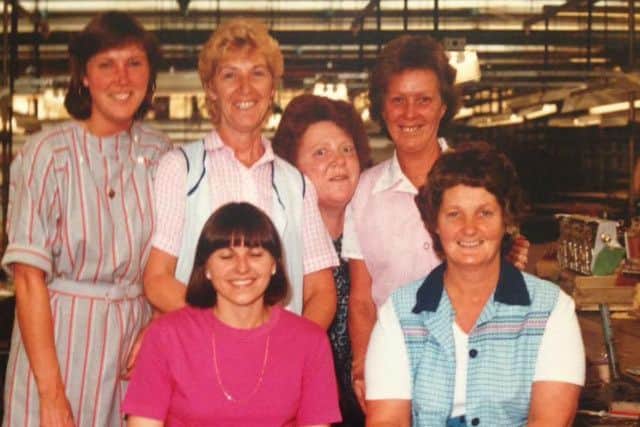 Staff from the Plessey's plant in South Shields back in the 1980s. Do you recognise anyone?