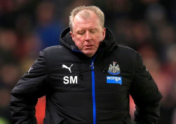 Steve McClaren suffers at Stoke following Newcastle's 1-0 defeat