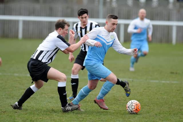 Action from last weekends South Tyneside derby between Harton and Westoe and Boldon