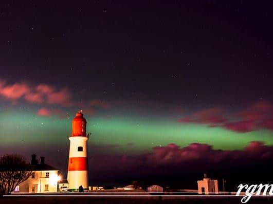 The Northern Lights, taken at Whitburn. Picture: RGM Photo.