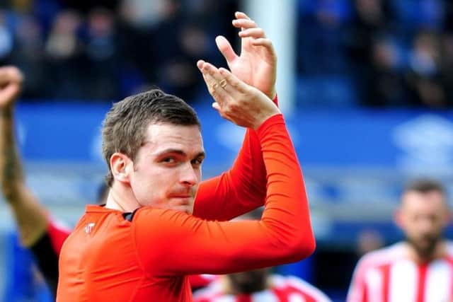Adam Johnson, pictured at his last match for Sunderland AFC. He has been convicted of grooming and two counts of sexual activity with a 15-year-old girl.