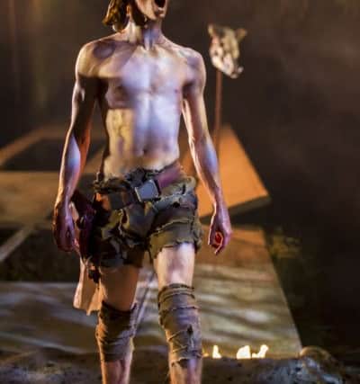 Freddie Watkins as Jack in Lord of the Flies.