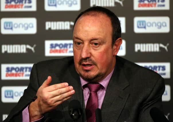 Newcastle United's new manager Rafael Benitez.
