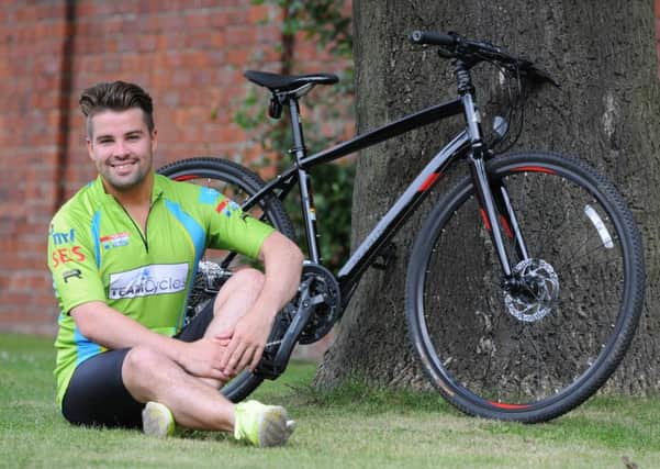 Joe McElderry is getting back on his bike to raise money for Teenage Cancer Trust.