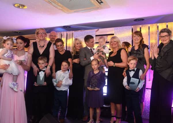 Last years child of courage winners at the Best of South Tyneside awards.