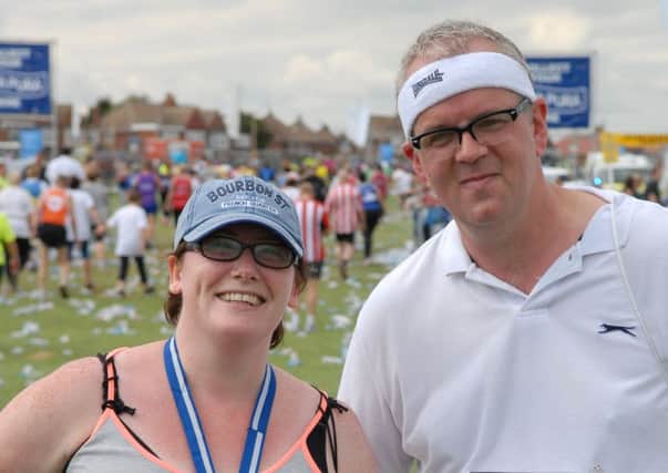 Emma Lewell-Buck and her husband Simon.