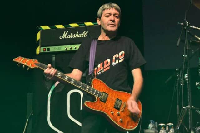 Stiff Little Fingers guitarist Ian McCallum at the O2 Academy. Pic: Gary Welford.