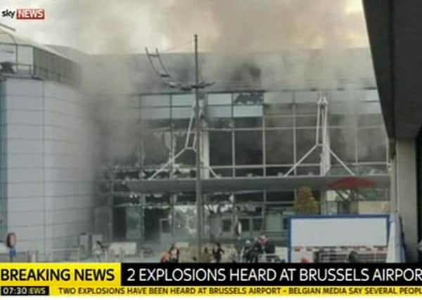Two explosions have ripped through Brussels airport during the rush hour causing several casualties.