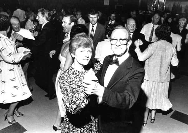 John and Nancy Reay, organisers of the Sports Week Inter Social Clubs Dance and Competition held at Elmfield Social Club in Hebburn in 1983.