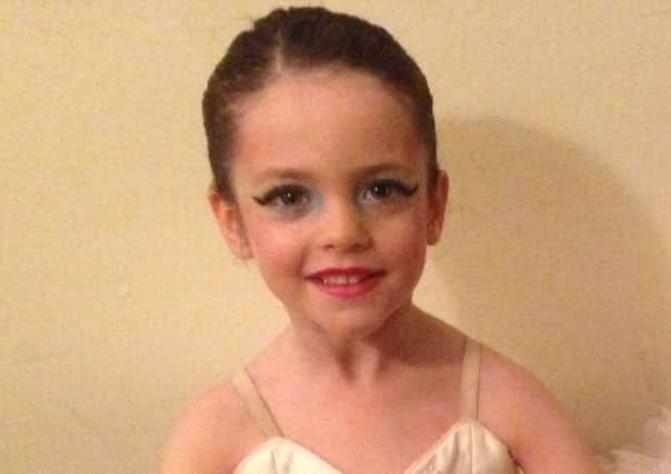 Little Rosie Blair is a British champion in ballet and modern dance.