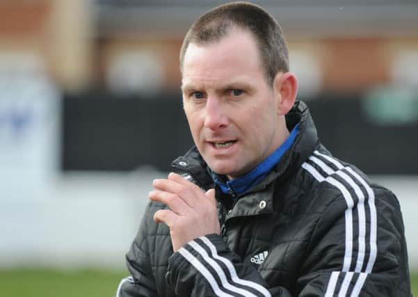 Hebburn Town FC manager Scott Oliver