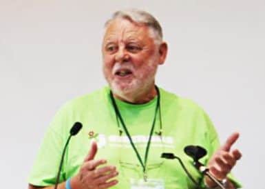 Terry Waite, president of Emmaus UK, which is building the homeless refuge.