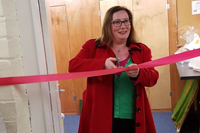 South Shields MP Emma Lewell-Buck officially opened the refurbished hut.