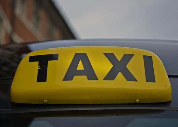 Taxi  drivers have been trained in spotting the signs.