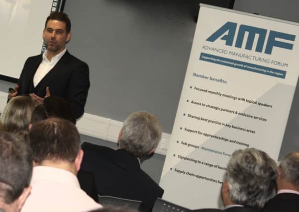 Barbours director of Global Marketing Paul Wilkinson spoke at the recent AMF forum.