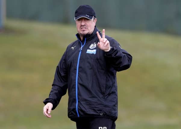 Newcastle manager Rafael Benitez.
