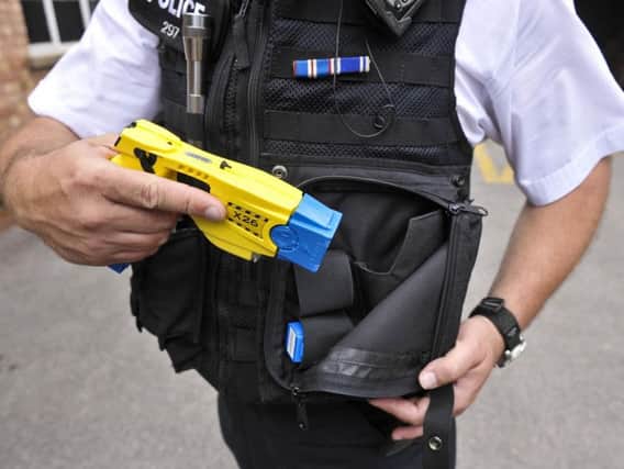 The man was Tasered by police after a lengthy stand-off.