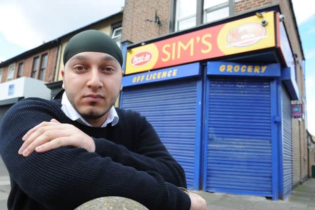 Sim's Corner owner Sim Singh, outside his Stanhope Road shop.