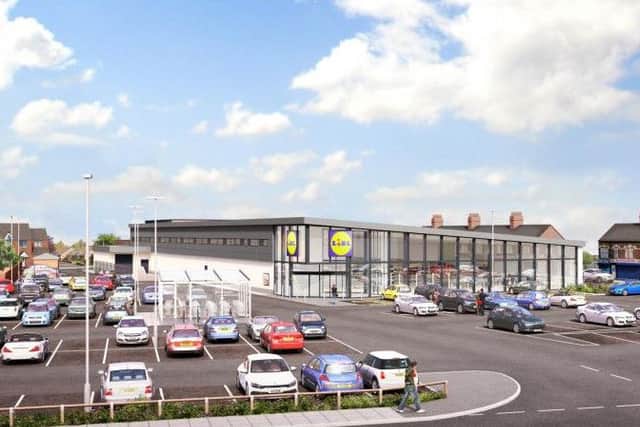 How the new Lidl store is expected to look.