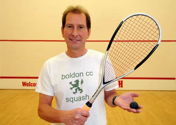 Boldon Squash Club's Kevin Forster.