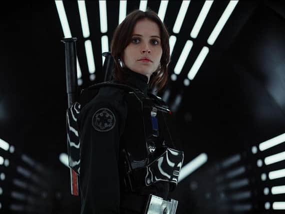 An image from the trailer for the new Star Wars anthology film Rogue One.
