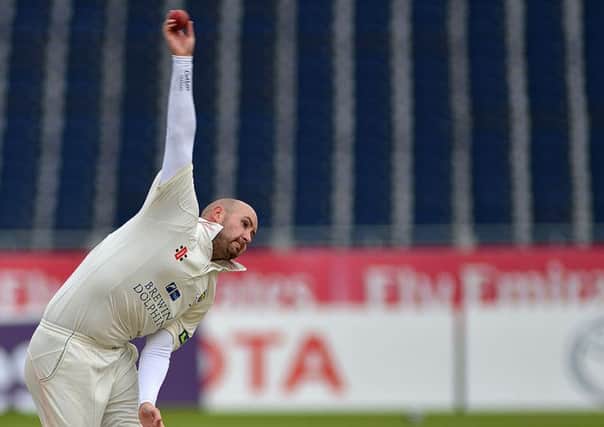 Durham bowler Chris Rushworth