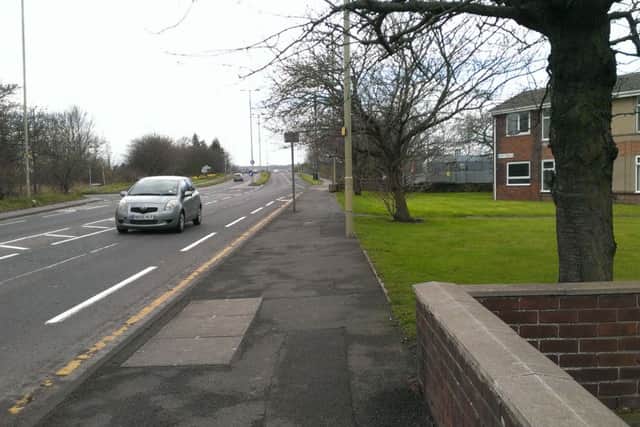 The section of Victoria Road East in Hebburn where the fatal hit-and-run happened near Mill Crescent and Burn Terrace.