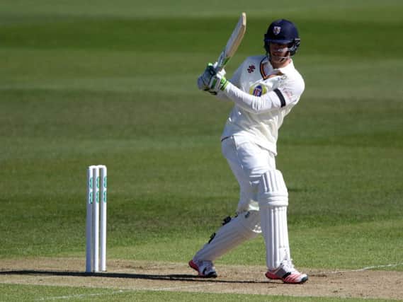 Durham's Keaton Jennings in action during day one of the Specsavers County Championship match at the Emirates Riverside, Durham.