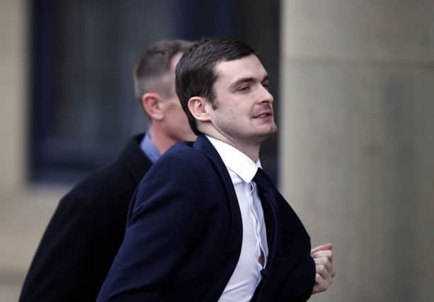 Former Sunderland footballer Adam Johnson pictured at Bradford Crown Court. Picture: Peter Byrne/PA Wire