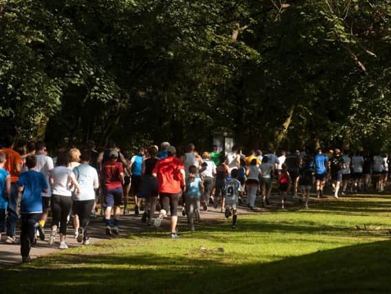 A parkrun event, as gold medal-winning runners Paula Radcliffe and Kelly Holmes have joined thousands in criticising a parish council's decision to charge for a weekly fun run. Picture by PA.