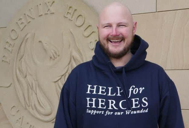 Stuart Redmond outside Phoenix House.