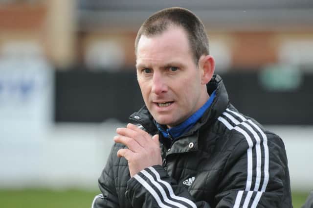 Hebburn Town FC manager Scott Oliver