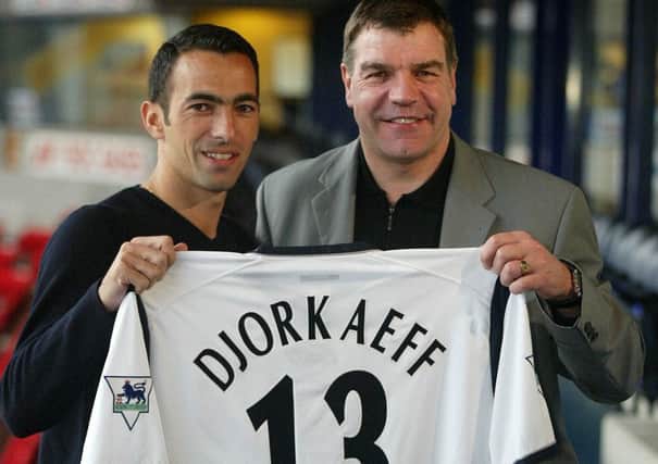 Djorkaeff and Allardyce at Bolton