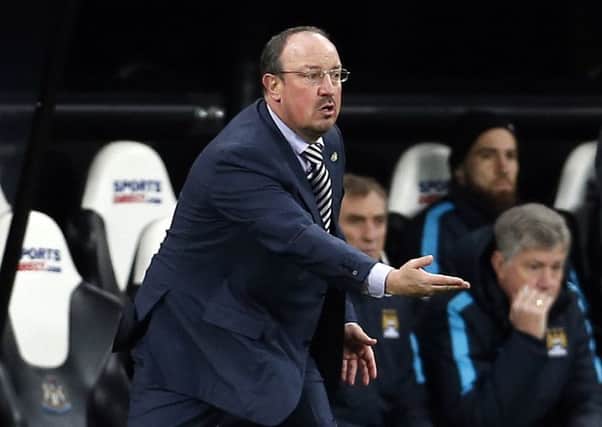 Newcastle manger Rafael Benitez.