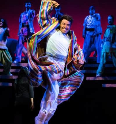 Joe McElderry is starring in the lead role on a UK tour of Joseph and the Amazing Technicolor Dreamcoat.