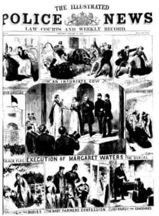The Illustrated Police News reports the execution of Margaret Waters.