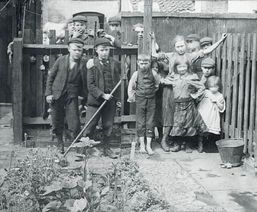 Children in Victorian times.