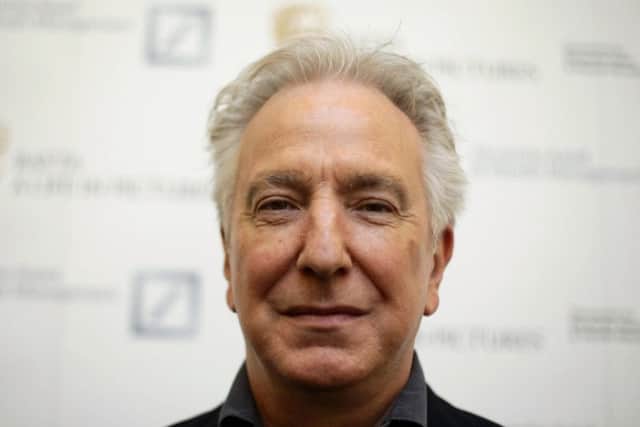 Alan Rickman was most famous for playing Professor Severus Snape in the Harry Potter movies.