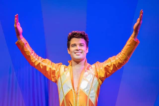 Joe McElderry is starring in the lead role on a UK tour of Joseph and the Amazing Technicolor Dreamcoat.